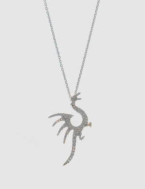 925 Ayar Gümüş – El Yapımı “Dragon Spirit” Ejderha Kolye