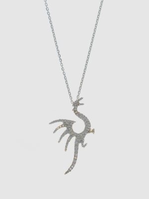 925 Ayar Gümüş – El Yapımı “Dragon Spirit” Ejderha Kolye